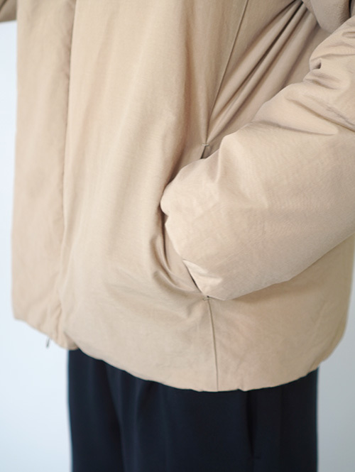 LA MOND HOODIE DOWN JACKET - Beige