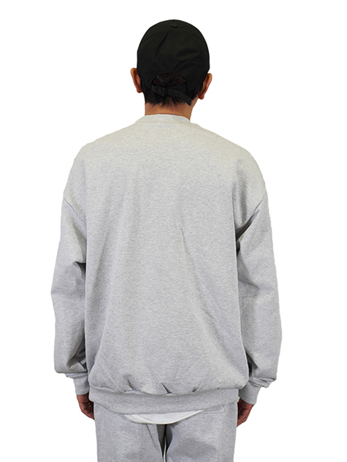 LOS ANGELES APPAREL 14.oz CREW NECK  - Grey