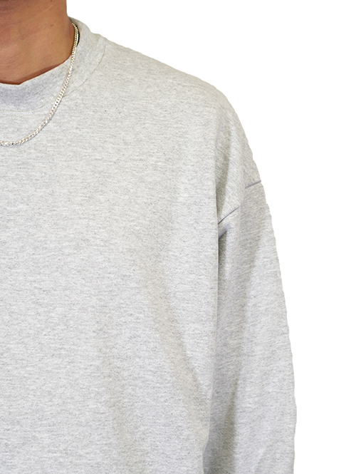 LOS ANGELES APPAREL 14.oz CREW NECK  - Grey