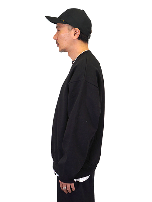 LOS ANGELES APPAREL 14.oz CREW NECK  - Black