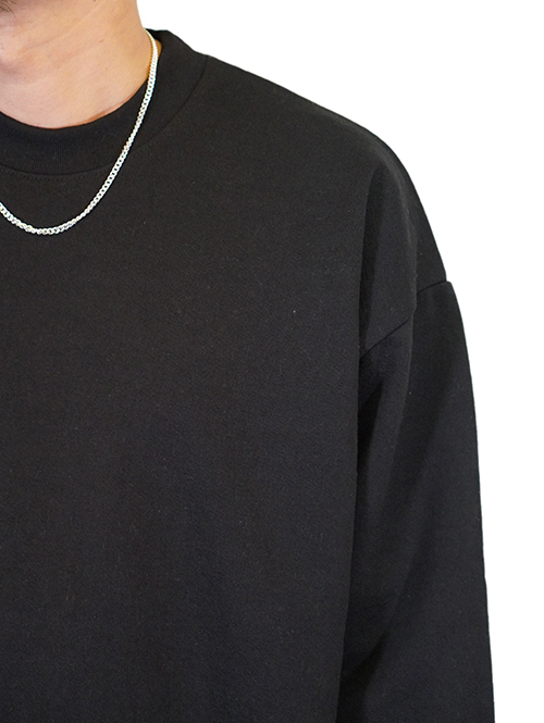 LOS ANGELES APPAREL 14.oz CREW NECK  - Black