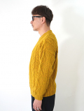 OLD DERBY KNITWEAR Cable Crew Knit - Masturd