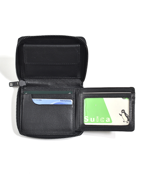 STATUS ANXIETY スモールウォレット Emmit Wallet - black