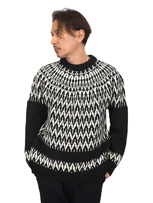 GUERNSEY WOOLLENS Icelandic Sweaterノルディック - ニット/セーター