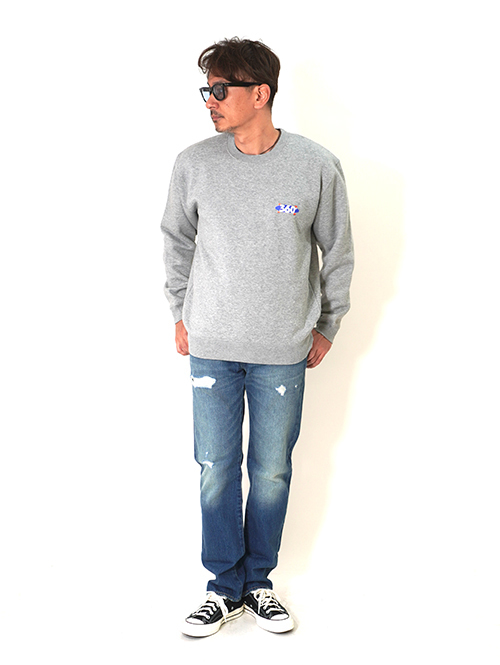 360°SPORTS WEAR LOGO Crewneck Grey 