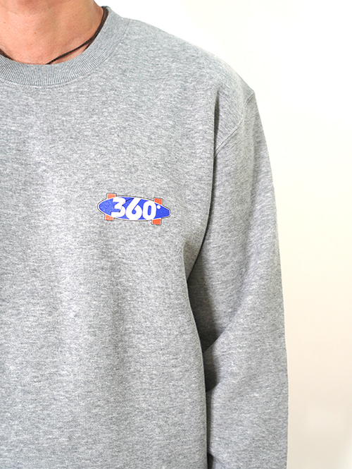 360°SPORTS WEAR LOGO Crewneck Grey 