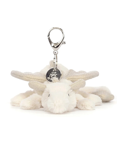 Snow Dragon Bag Charm　スノードラゴン　バッグチャーム　キーホルダー　白いドラゴン　