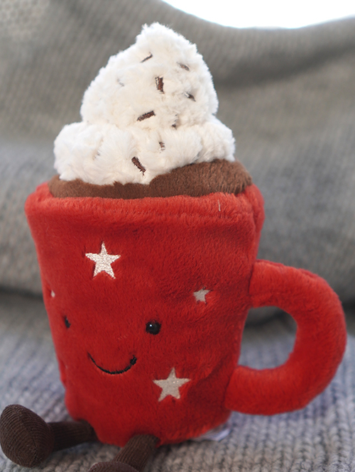 Amuseable Hot Chocolate アミューザブル　ホットチョコレート　カップ　ぬいぐるみ　　コーヒーカップの縫いぐるみ