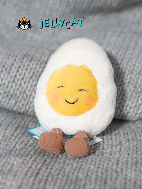 Amuseable Boiled Egg Blushing たまご ほっぺがあかい タマゴ ぬいぐるみ 卵 縫いぐるみ