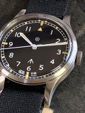 NAVAL MILITARY WATCH 1点限り MIL.-06 SV/BK Automatic British ROYAL Army "W10" TYPE 