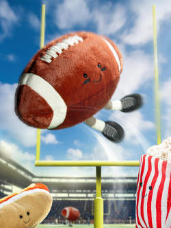 USA 頂上決戦「スーパーボウル」Now!!  Jellycat (ｼﾞｪﾘｰｷｬｯﾄ）Amuseable Sports American Football　アメリカンフットボール　アメフト　ボールの縫いぐるみ