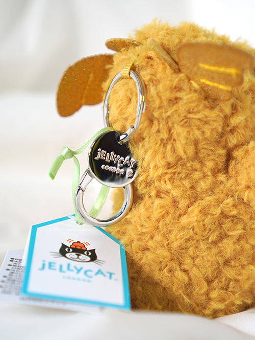 Jellycat Little Dragon Bag Charm　LDG4BC ジェリーキャット　リトルドラゴン　バッグチャーム　リトルシリーズ　金色　ドラゴンのキーホルダー　