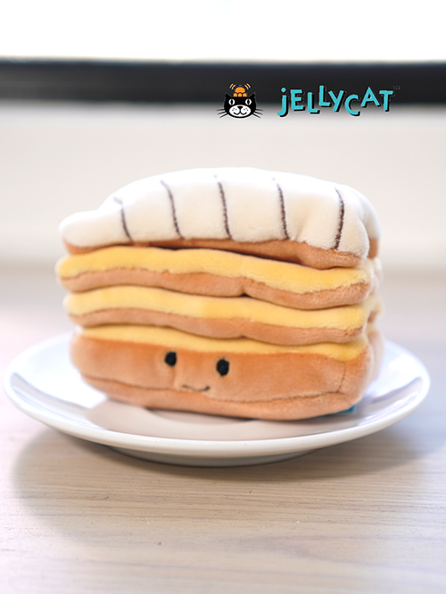 Jellycat(ジェリーキャット）Pretty Patisserie Mille Feuille ミルフィーユ　PRET3MF　ケーキ　縫いぐるみ　UK