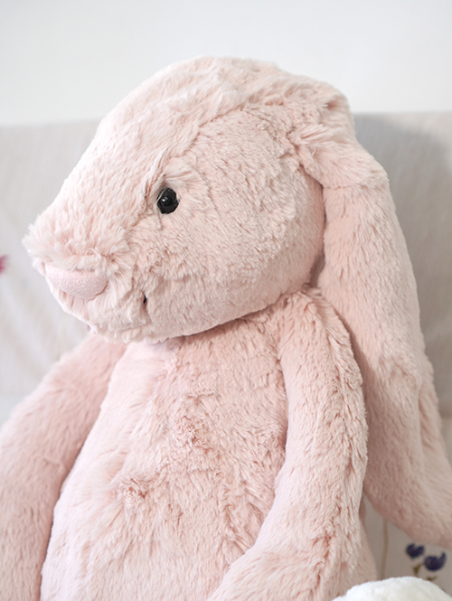 【Huge　ヒュージサイズ/　51㎝ 】Jellycat(ジェリーキャット） Bashful Blush Bunny Hugeサイズ 51cm ブラッシュ ピンク うさぎ バニー ぬいぐるみ (BAH2BLUN)