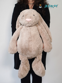 【特大　Really Big　67㎝ 】Jellycat(ジェリーキャット）Bashful Beige Bunny Really Big 61cm×29cm BARB1BB