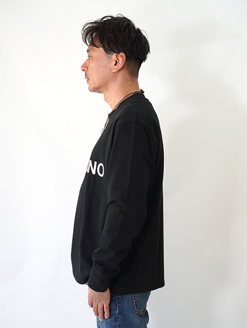 VALENCIANO LOGO Long Sleeve Tee - Black