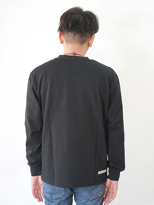 VALENCIANO LOGO Long Sleeve Tee - Black