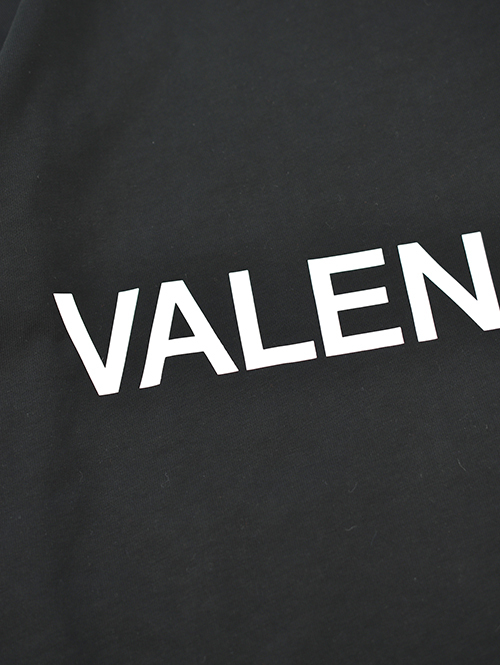 VALENCIANO LOGO Long Sleeve Tee - Black