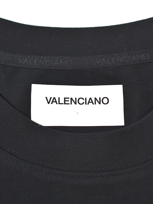 VALENCIANO LOGO Long Sleeve Tee - Black