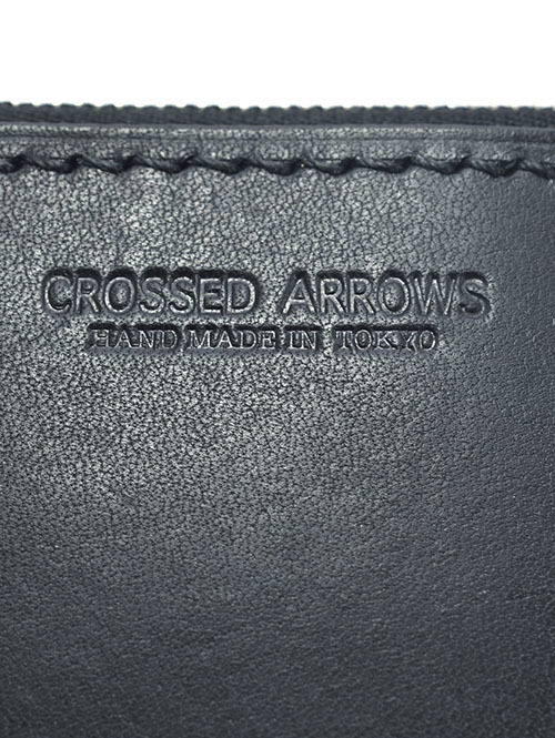 CROSSED ARROWS エトフ別注　ターコイズフラワー　スモールウォレット　ブラック