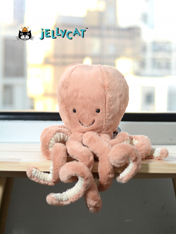 Jellycat Odell Octopus Medium　OD2OC オデール　オクトパス　ピンク　たこ　