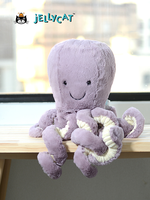 【Lサイズ/49cm 】Jellycat Maya Octopus Large A2OC マヤ　オクトパス　パープル　紫　たこ　