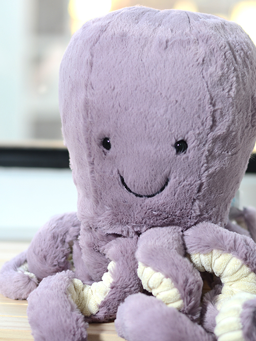 【Lサイズ/49cm 】Jellycat Maya Octopus Large A2OC マヤ　オクトパス　パープル　紫　たこ　