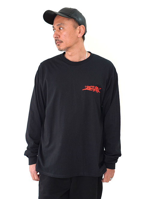 RAP ATTACK  Return of Boom Bap L/S Tee - Black