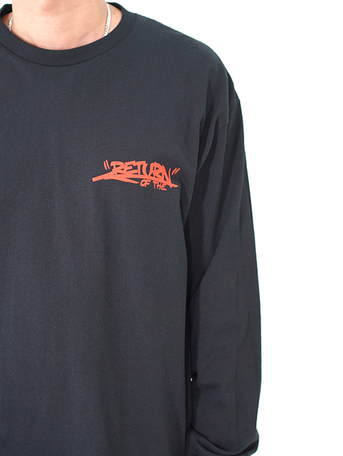 RAP ATTACK  Return of Boom Bap L/S Tee - Black