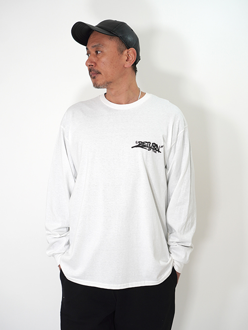 RAP ATTACK  Return of Boom Bap L/S Tee - White