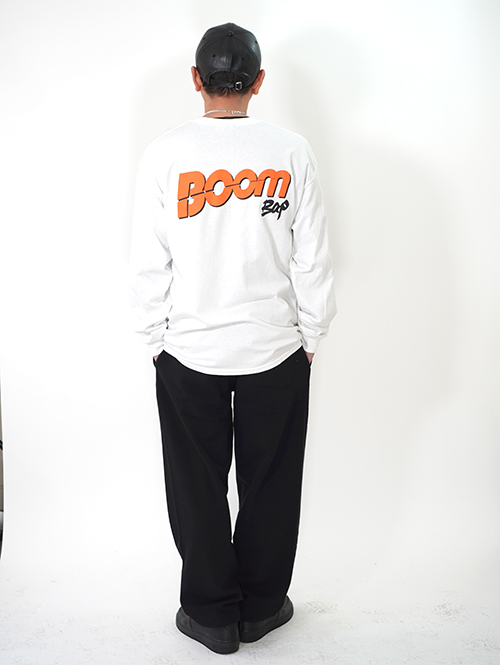 RAP ATTACK  Return of Boom Bap L/S Tee - White