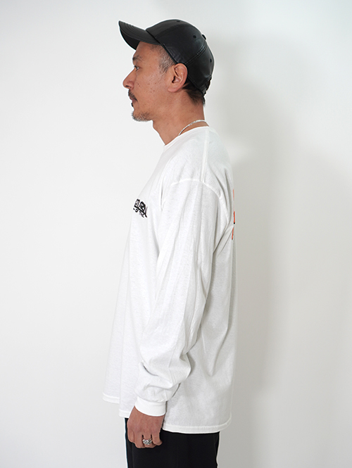 RAP ATTACK  Return of Boom Bap L/S Tee - White