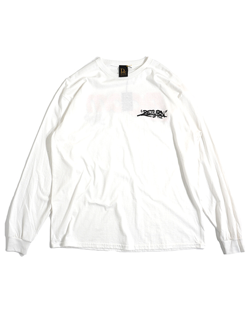 RAP ATTACK  Return of Boom Bap L/S Tee - White