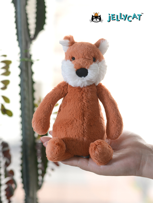 【18㎝ /Sサイズ】Jellycat Bashful Fox Small ジェリーキャット　バシュフル フォックス Sサイズきつね　きつねのぬいぐるみ　キツネ　