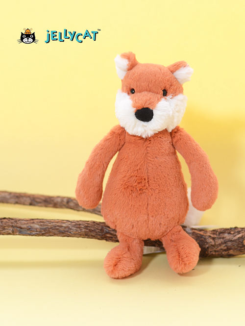 【18㎝ /Sサイズ】Jellycat Bashful Fox Small ジェリーキャット　バシュフル フォックス Sサイズきつね　きつねのぬいぐるみ　キツネ　