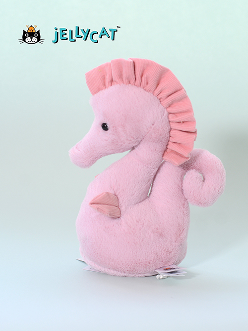 【17㎝/　Sサイズ】Jellycat Sienna Seahorse Small SIEN6S タツノオトシゴ　竜の落とし子　ぬいぐるみ　海馬