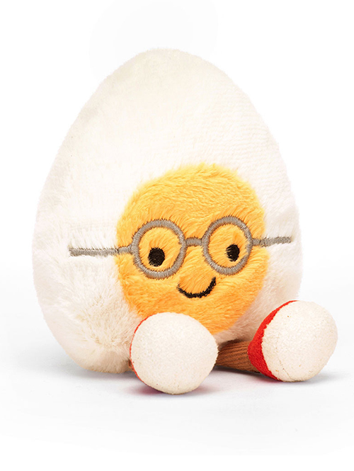 Jellycat Amuseable Boiled Egg Geek　ジェリーキャット　ボイルドエッグ　タマゴ　サングラス　めがね　めがねのたまご　たまご　卵　ぬいぐるみ