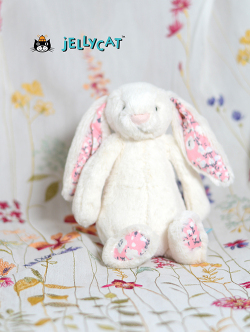 【Sサイズ/18㎝　】Jellycat Blossom Cherry Bunny　Little　ジェリーキャット　ブロッサムバニー　　チェリー　バニー　ピンクのウサギ　花耳　