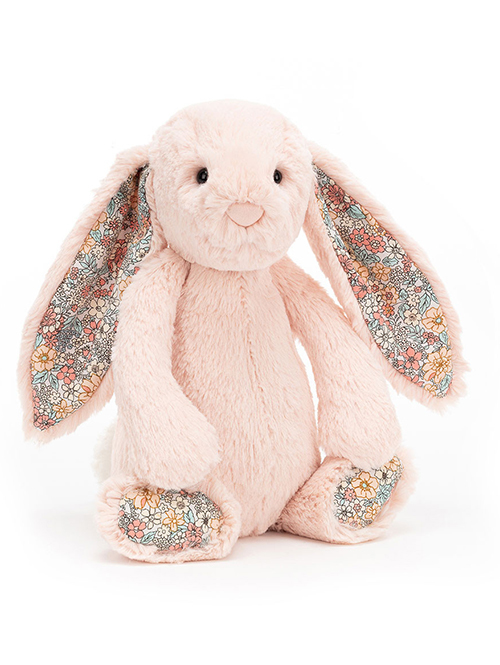 【 Lサイズ/36cm 】Jellycat Blossom Blush Bunny Large　ｼﾞｪﾘｰｷｬｯﾄ ブロッサム バニー　花柄　耳　ウサギ　ぬいぐるみ ピンクのうさぎ　