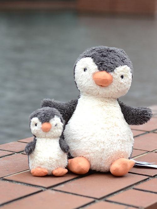 【11cm/ Sサイズ】Jellycat Peanut Penguin Small　ジェリーキャット　ピーナツ　ペンギンの縫いぐるみ　PNS3PN　小さなペンギン　ぬいぐるみ