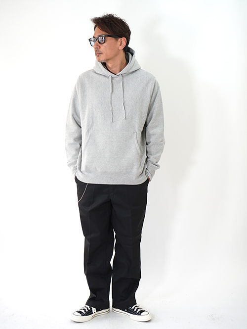 HOUSE OF BLANKS　Pullover Hooded Sweat - H.Grey