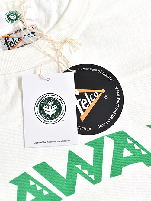 Felco H/S FOOTBALL TEE - UNIVERSITY OF HAWAII  FOOTBALL PRINT フェルコ　カレッジT