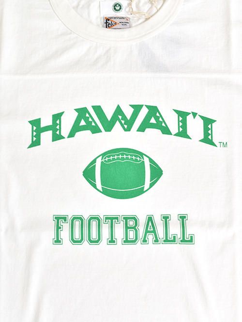 Felco H/S FOOTBALL TEE - UNIVERSITY OF HAWAII  FOOTBALL PRINT フェルコ　カレッジT