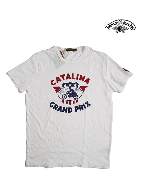 Johnson Motors(ジョンソン・モーターズ） ”CATALINA” 【ホワイト】 Tee