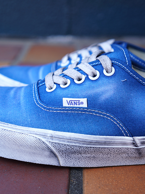 【VANS USA】AUTHENTIC オーセンティック VN000BW5CJK WAVE WASHED BLUE