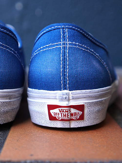 【VANS USA】AUTHENTIC オーセンティック VN000BW5CJK WAVE WASHED BLUE