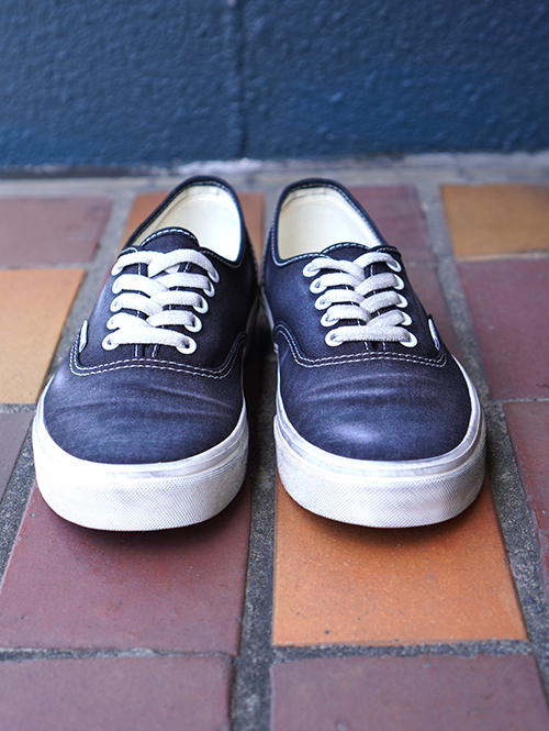 【VANS USA】AUTHENTIC オーセンティック VN000BW5CJK WAVE WASHED BLACK