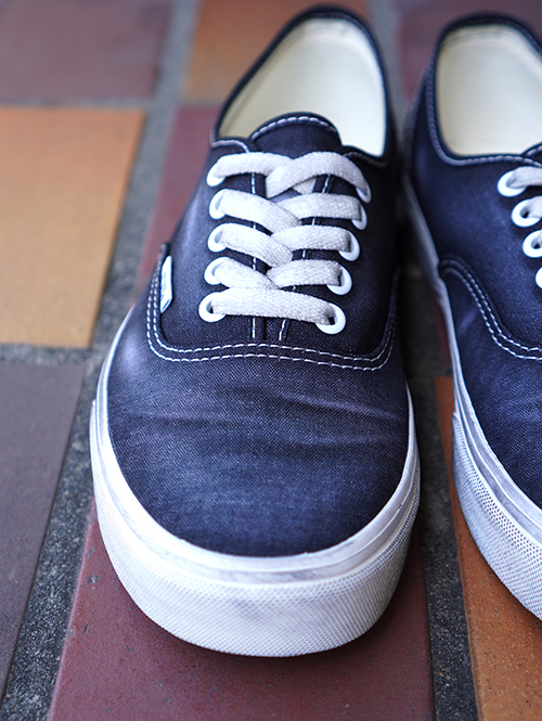 【VANS USA】AUTHENTIC オーセンティック VN000BW5CJK WAVE WASHED BLACK