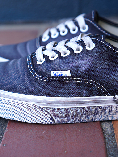 【VANS USA】AUTHENTIC オーセンティック VN000BW5CJK WAVE WASHED BLACK