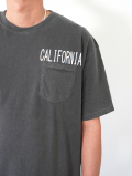 MALIBU FARM California ポケットTシャツ-Vintage Black